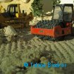 HABUSS Bausand, Spielsand und Formsand, HAMM Walzenzug mit Schaffußbandage 1:50
